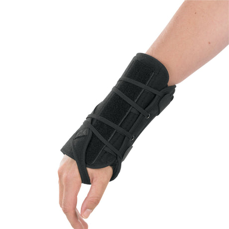 Wrist Brace Apollo Universal Aluminum / Foam Right Hand Black One Size Fits Most - BeHope