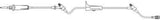 Primary IV Administration Set Caresite® Gravity 2 Ports 15 Drops / mL Drip Rate 15 Micron Filter 84 Inch Tubing Solution - BeHope