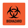 Pre-printed Caution Label Ual™ Red Biohazard Warning OSHA Compliant - BeHope