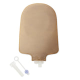 Urostomy Pouch Premier™ One-Piece System 9 Inch Length Convex, Pre-Cut 1-1/2 Inch Stoma Drainable - BeHope
