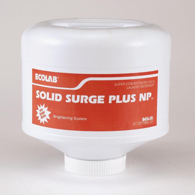 Laundry Detergent Ecolab® Solid Surge Plus™ NP 9 lbs. Bottle Capsule Mild Scent - BeHope