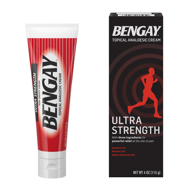 Bengay® Ultra Strength Topical Pain Relief Cream for Arthritis Backache Muscle Joint - BeHope