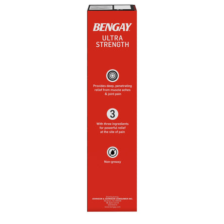 Topical Pain Relief Bengay® Ultra Strength 30% - 10% - 4% Strength Camphor / Menthol / Methyl Salicylate Cream 4 oz. - BeHope