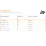 Durafiber Ag Silver Gelling Fiber Dressing Sterile Antimicrobial - BeHope