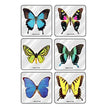 MiniBadges™ 75 per Roll Foil Butterflies Sticker 2-1/2 Inch - BeHope
