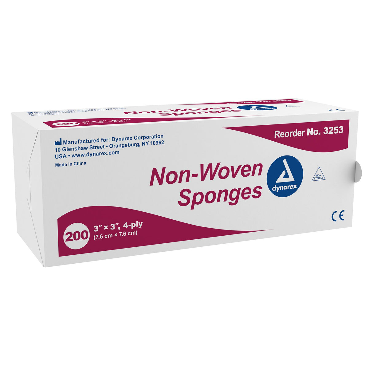 Nonwoven Sponge Dynarex® Nonsterile for General Wound Cleansing - BeHope