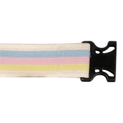 Fetal Abdominal Binder Kendall™ Buttonhole Abdominal Belt 2-3/8 X 48 Inch Button Hole Blue / Pink - Behope