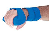 Wrist / Hand Splint AliMed® Grip Ethafoam / Kydex® Thermoplastic Left Hand Blue One Size Fits Most - BeHope
