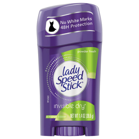 Antiperspirant / Deodorant Lady Speed Stick® Solid 1.4 oz. Powder Fresh Scent - BeHope