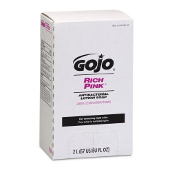 Antibacterial Soap GOJO® Rich Pink™ Lotion 2,000 mL Bag-in-Box Floral Scent - BeHope