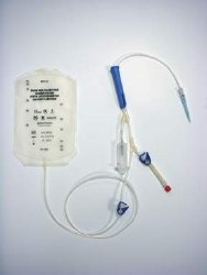 Phlebotomy Bag with Needle Macopharma 600 mL - BeHope