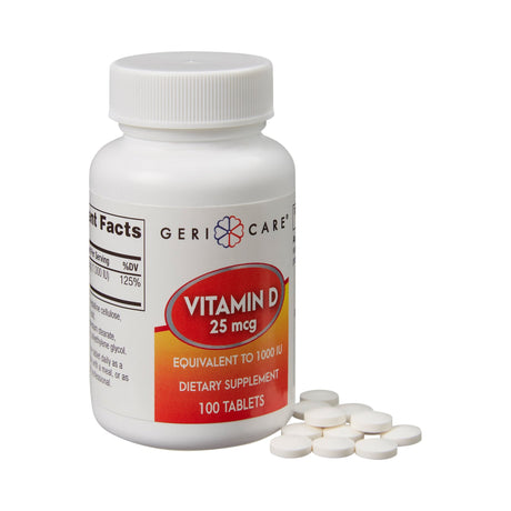 Vitamin Supplement Geri-care® Vitamin D3 Tablet - BeHope