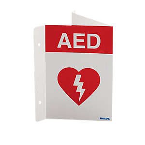 Door / Wall Sign First Aid Sign Philips® AED - BeHope