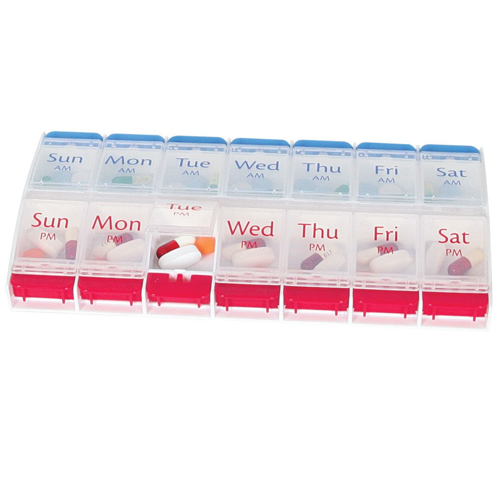 Pill Organizer for 7 Day AM PM Medication Regimen - BeHope
