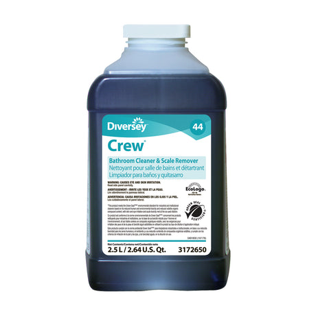 Surface Cleaner Diversey™ Crew® Bathroom Cleaner and Scale Remover Acid Based J-Fill® Dispensing Systems Liquid Concentrate 2.5 Liter Bottle Scented NonSterile - BeHope