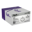 Absorbable Quill Barbed Suture with Needle Quill™ Polydioxanone C14 1/2 Circle Reverse Cutting Needle Size 2 Barbed Monofilament - BeHope