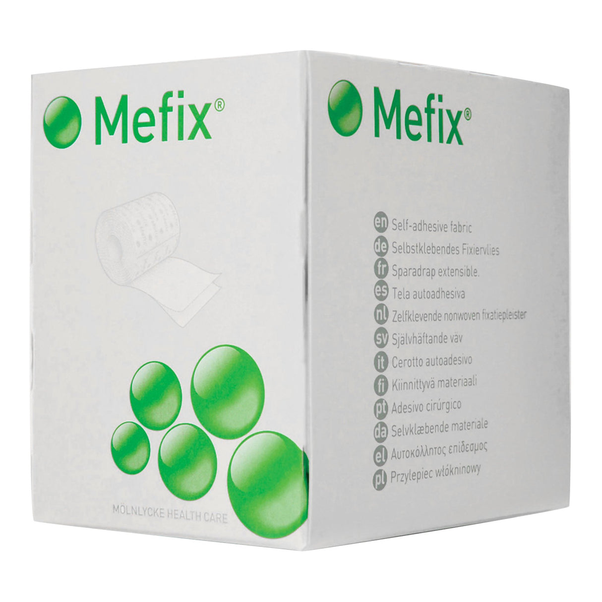 Perforated Dressing Retention Tape with Liner Mefix® White 4 Inch X 11 Yard Nonwoven Spunlace Polyester NonSterile - BeHope