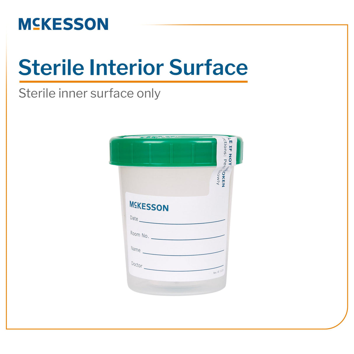 McKesson Sterile Specimen Container Inner Surface Only - BeHope