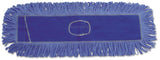 Dust Mop Pad Boardwalk® Looped-end Blue Cotton / Synthetic Fiber Reusable - BeHope