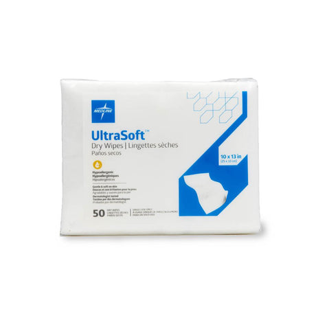 Washcloth UltraSoft 10 X 12 Inch White Disposable - BeHope