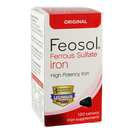 Feosol® High Potency Iron Supplement Tablets for Iron Deficiency - BeHope