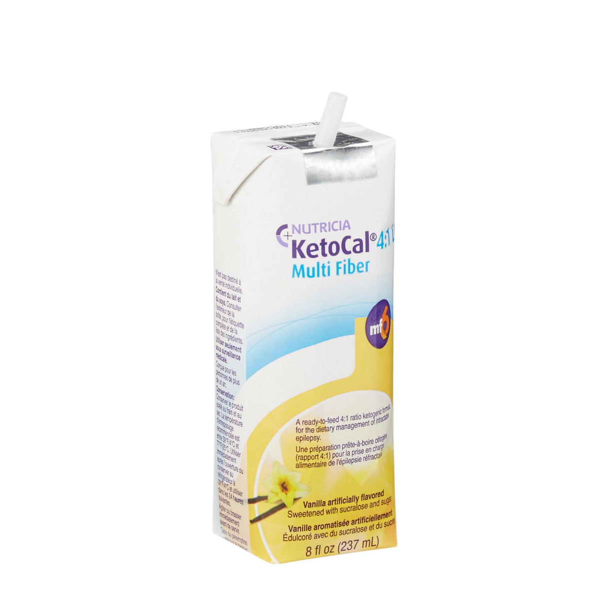 Oral Supplement KetoCal® 4:1 LQ Vanilla Flavor Liquid 8 oz. Carton - BeHope