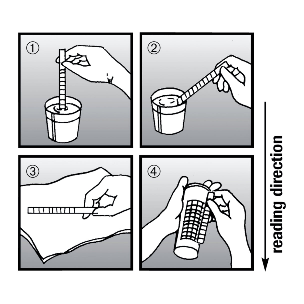 Urinalysis Reagent Chemstrip® Bilirubin, Blood, Glucose, Ketone, Leukocytes, Nitrite, pH, Protein, Specific Gravity, Urobilinogen For Urinalysis - BeHope