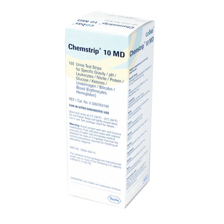 Urinalysis Reagent Chemstrip® Bilirubin, Blood, Glucose, Ketone, Leukocytes, Nitrite, pH, Protein, Specific Gravity, Urobilinogen For Urinalysis - BeHope