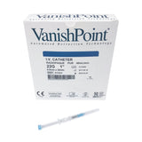 Peripheral IV Catheter VanishPoint® 22 Gauge 1 Inch Polyurethane Straight Hub Non Blood Control Passive Safety - BeHope