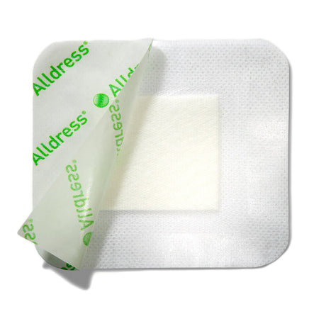 Composite Dressing Alldress® 4 X 4 Inch Square Sterile Waterproof Film Backing - BeHope