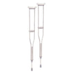 Underarm Crutches drive™ Adult 5 Foot 2 Inch to 5 Foot 10 Inch User Height Aluminum Frame 350 lbs. Weight Capacity - BeHope