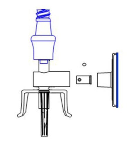 Protected Filter Vial Spike With Skirt Clave® - BeHope