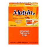 Pain Relief Motrin® IB 200 mg Strength Ibuprofen Caplet 50 per Box - BeHope