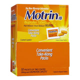 Pain Relief Motrin® IB 200 mg Strength Ibuprofen Caplet 50 per Box - BeHope