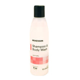 Rinse-Free Shampoo and Body Wash McKesson 8 oz. Flip Top Bottle Light Floral Scent - BeHope