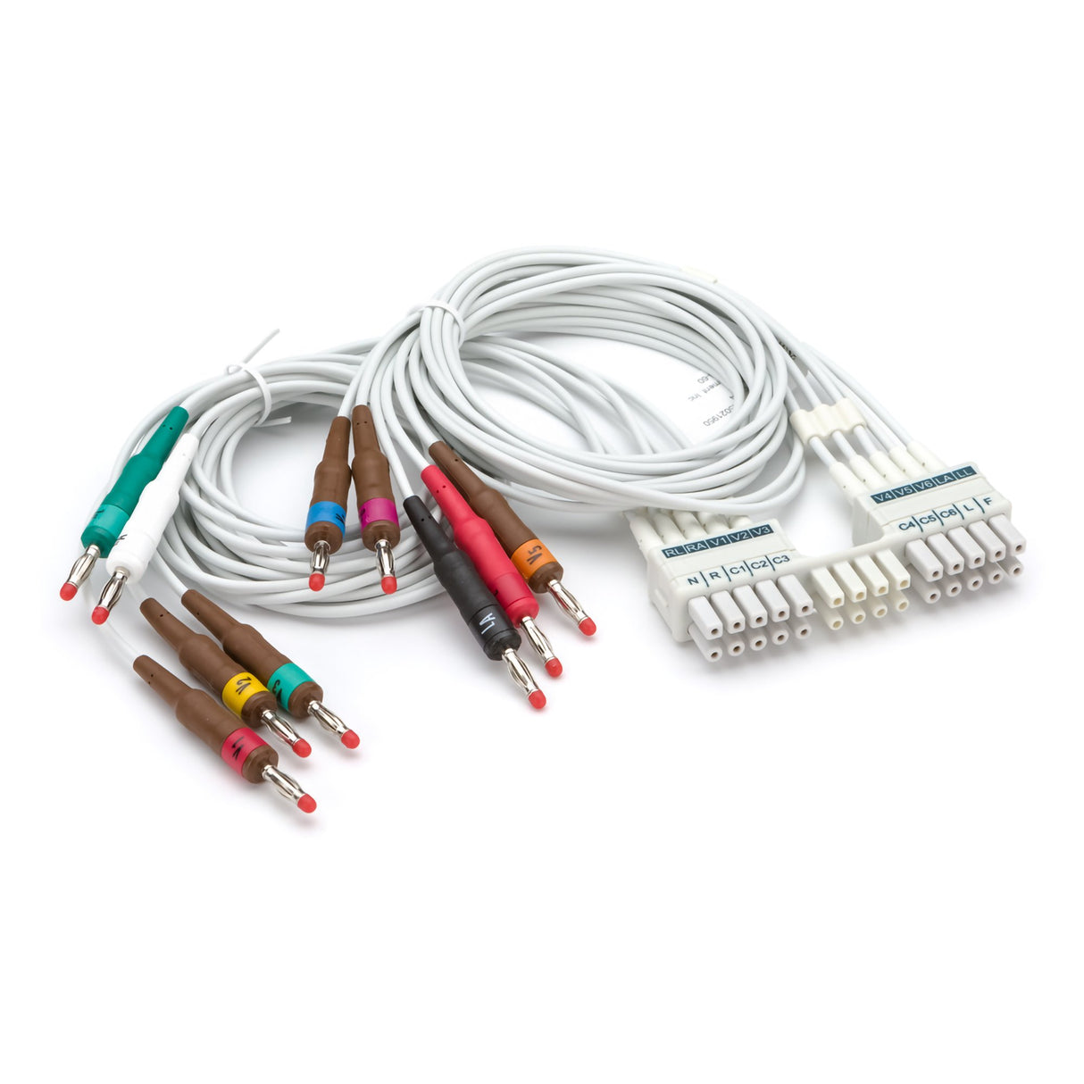 Lead Wire Set for EKG Machine with Banana Ends - BeHope