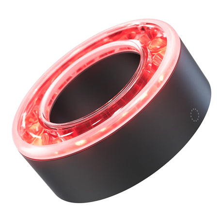 Hand-Held Face Massager & Cleanser Attachment TheraFace Hot and Cold Rings - Black 1 Hot Ring, 1 Cold Ring, Travel Pouch - BeHope
