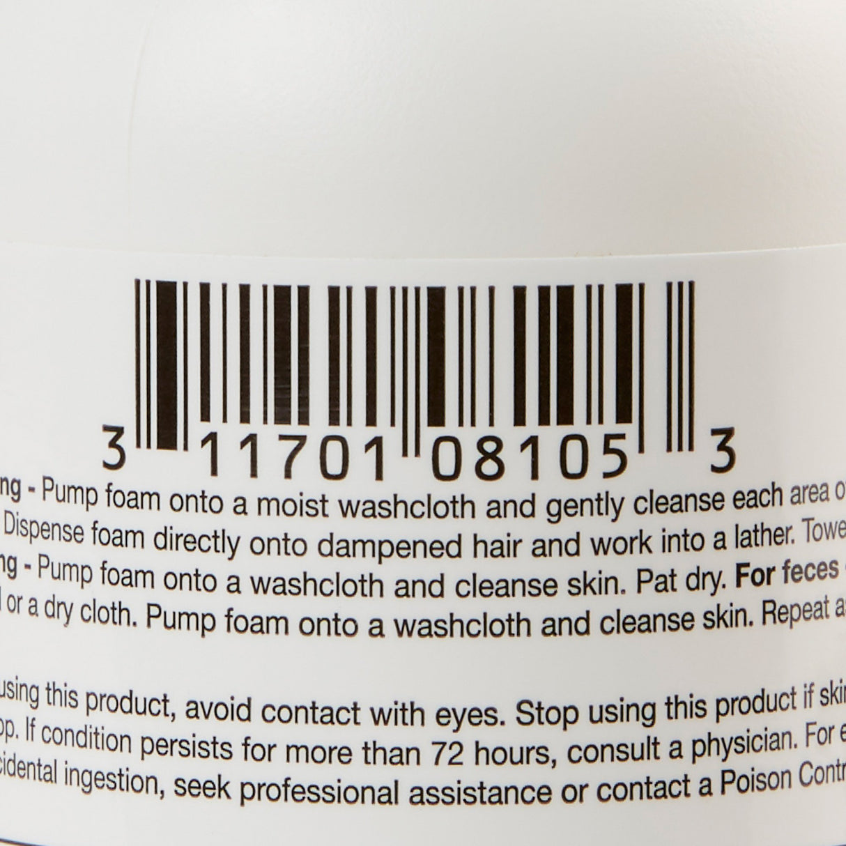 Rinse-Free Shampoo and Body Wash Bedside-Care® 8.1 oz. Pump Bottle Unscented - BeHope