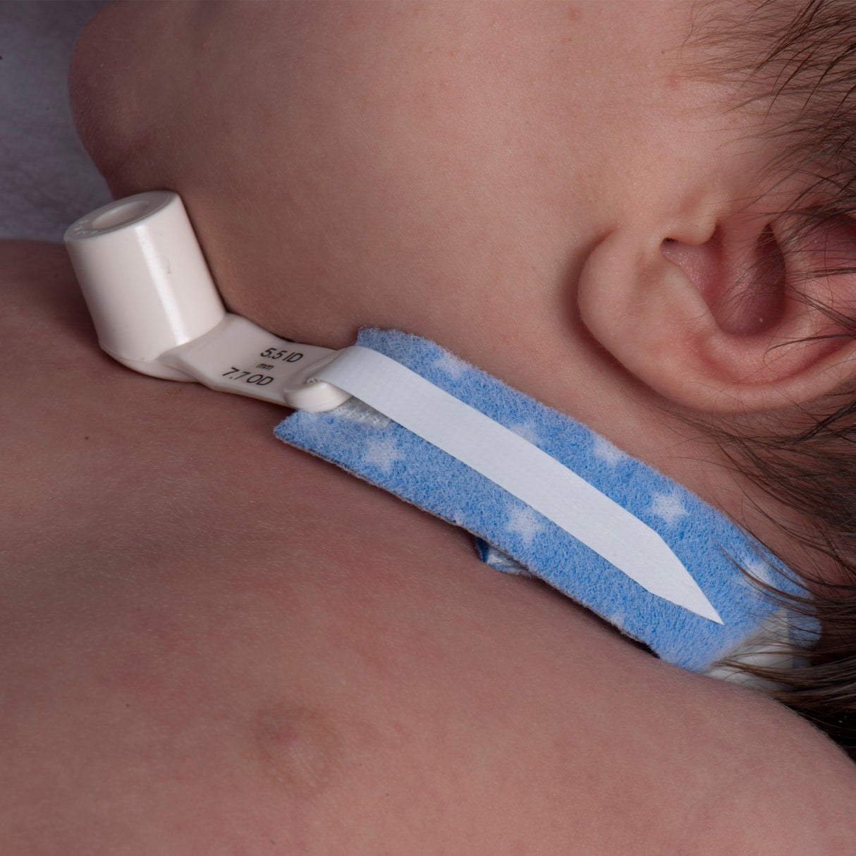 Tracheostomy Tube Holder PediPrints 9 X 3/4 Inch Neonate
