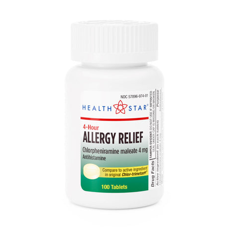 Allergy Relief Health Star® Antihistamine Tablets - BeHope