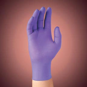Exam Glove Purple Nitrile® Nonsterile Durable Textured Fingertips - BeHope