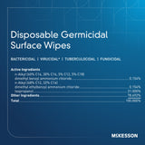 Mckesson Premoistened Surface Disinfectant Wipes Canister - BeHope