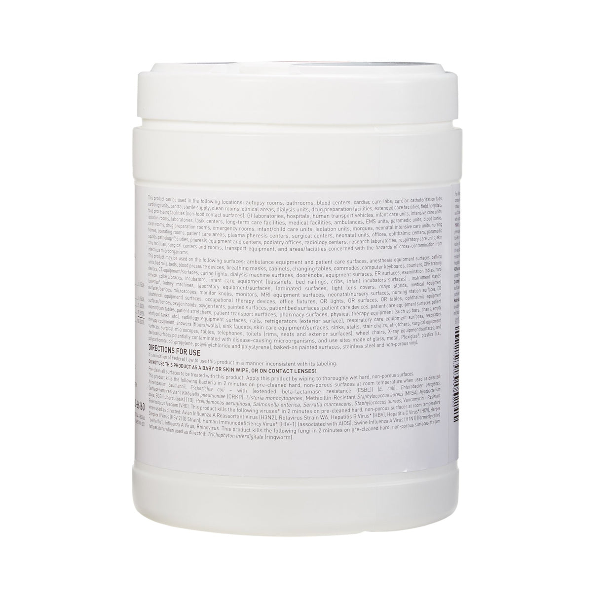 Mckesson Premoistened Surface Disinfectant Wipes Canister - BeHope
