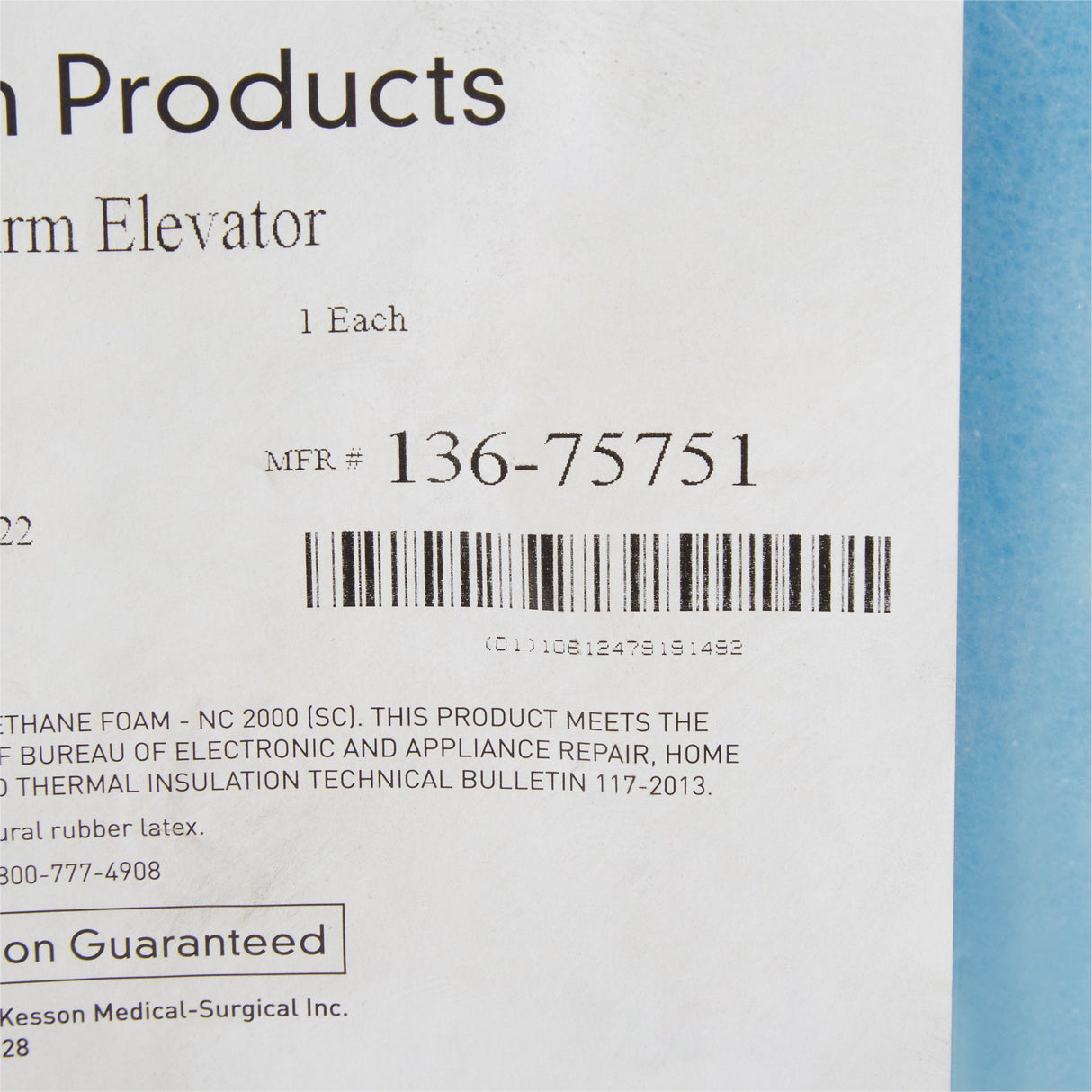 Arm Elevator McKesson 12 W X 9 L X 16 H Inch Foam Freestanding - BeHope