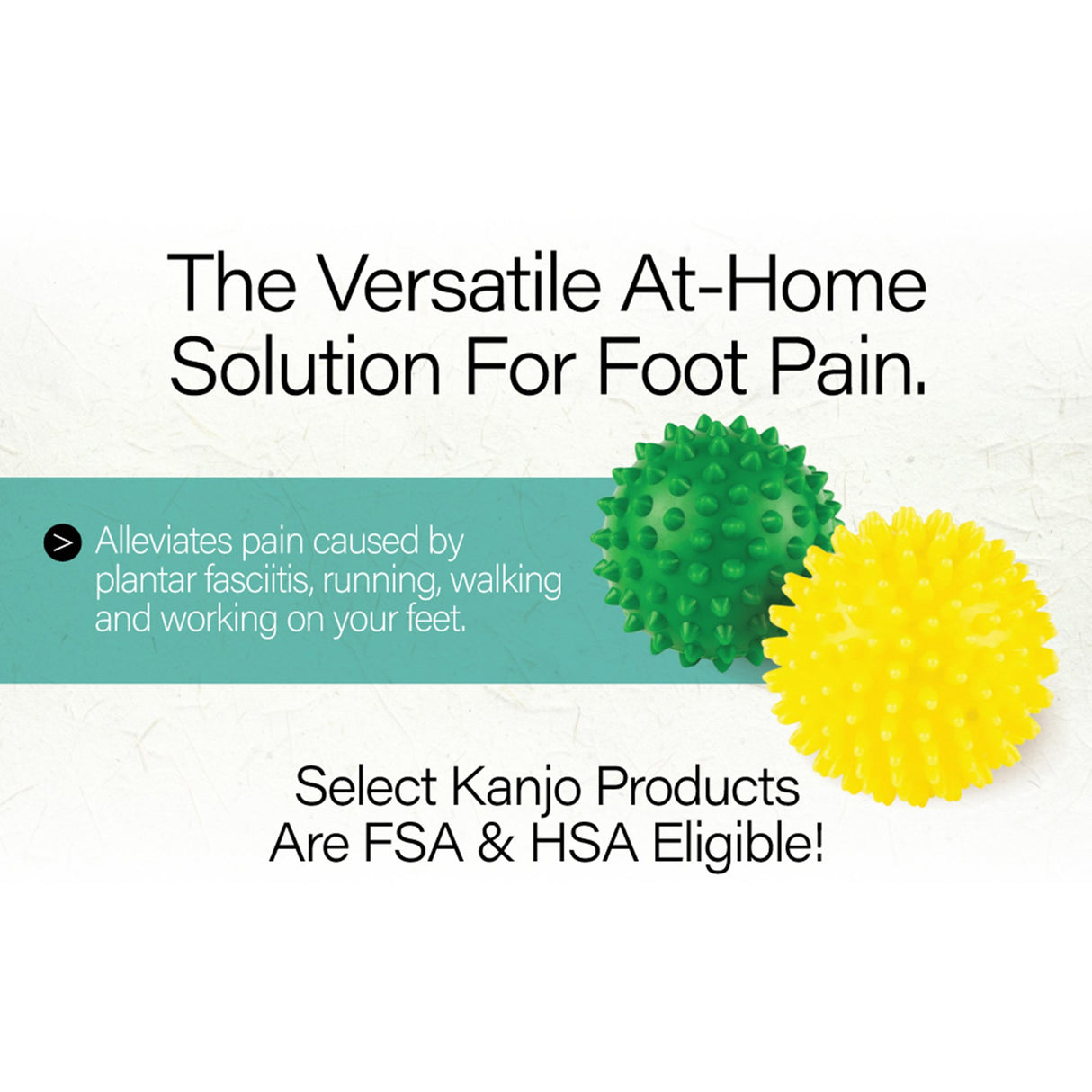 Acupressure Foot Massager Kanjo 2-1/2 Inch Diameter / 2-3/4 Inch Diameter - BeHope