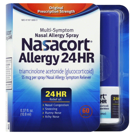 Allergy Relief Nasacort® Allergy 24 Hr 55 mcg Strength Nasal Spray 60 Spray - BeHope