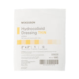 Thin Hydrocolloid Dressing McKesson Film Backing 2 X 2 Inch Square Hydrocolloid - BeHope