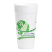 Drinking Cup WinCup® 20 oz. White Polystyrene Disposable - BeHope