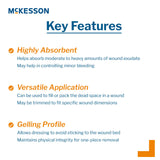 Alginate Dressing McKesson 2 X 2 Inch Square - BeHope