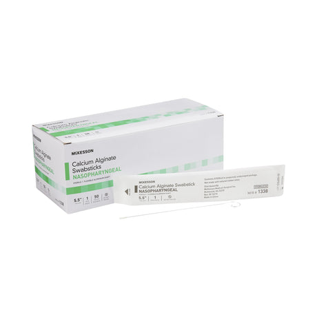 Mckesson Sterile Calcium Alginate Nasopharyngeal Specimen Collection Swabsticks - BeHope